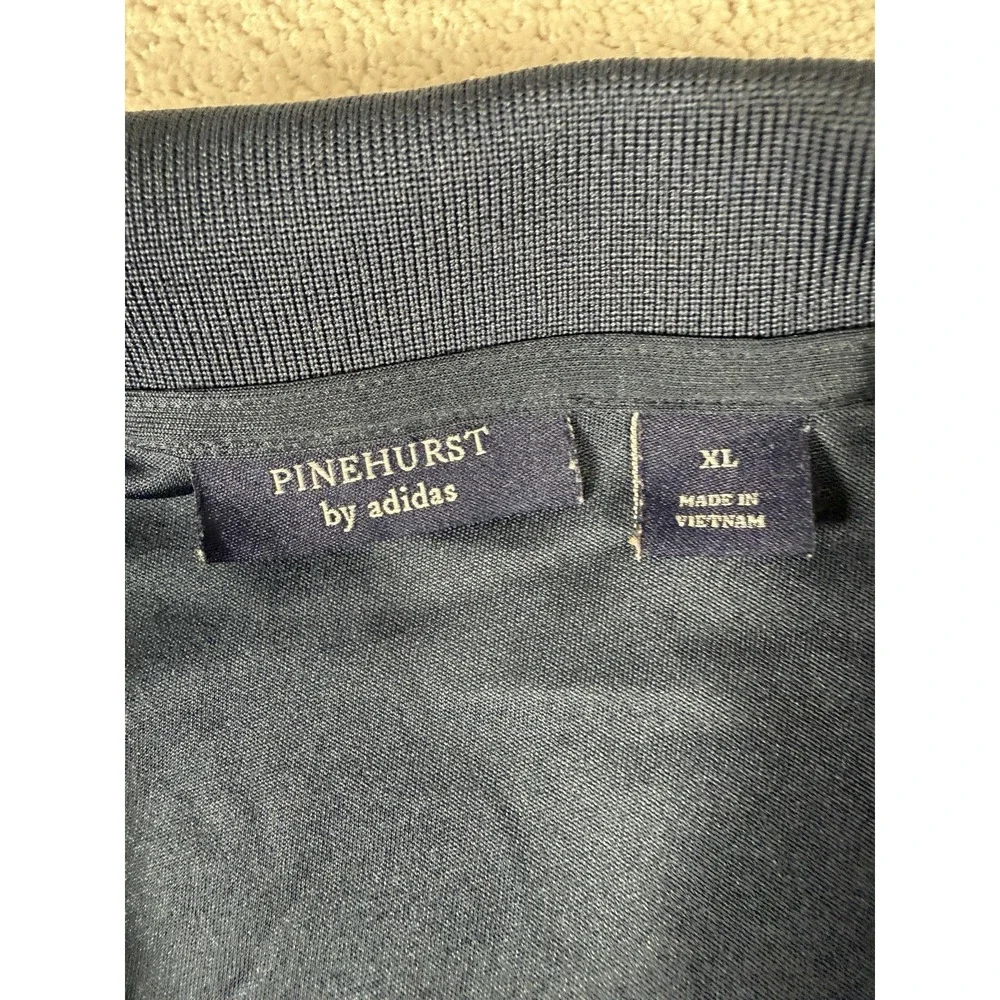 Pinehurst By Adidas 1895 Golf Polo Shirt Mens‎ XL Navy Athletic S/S Performance